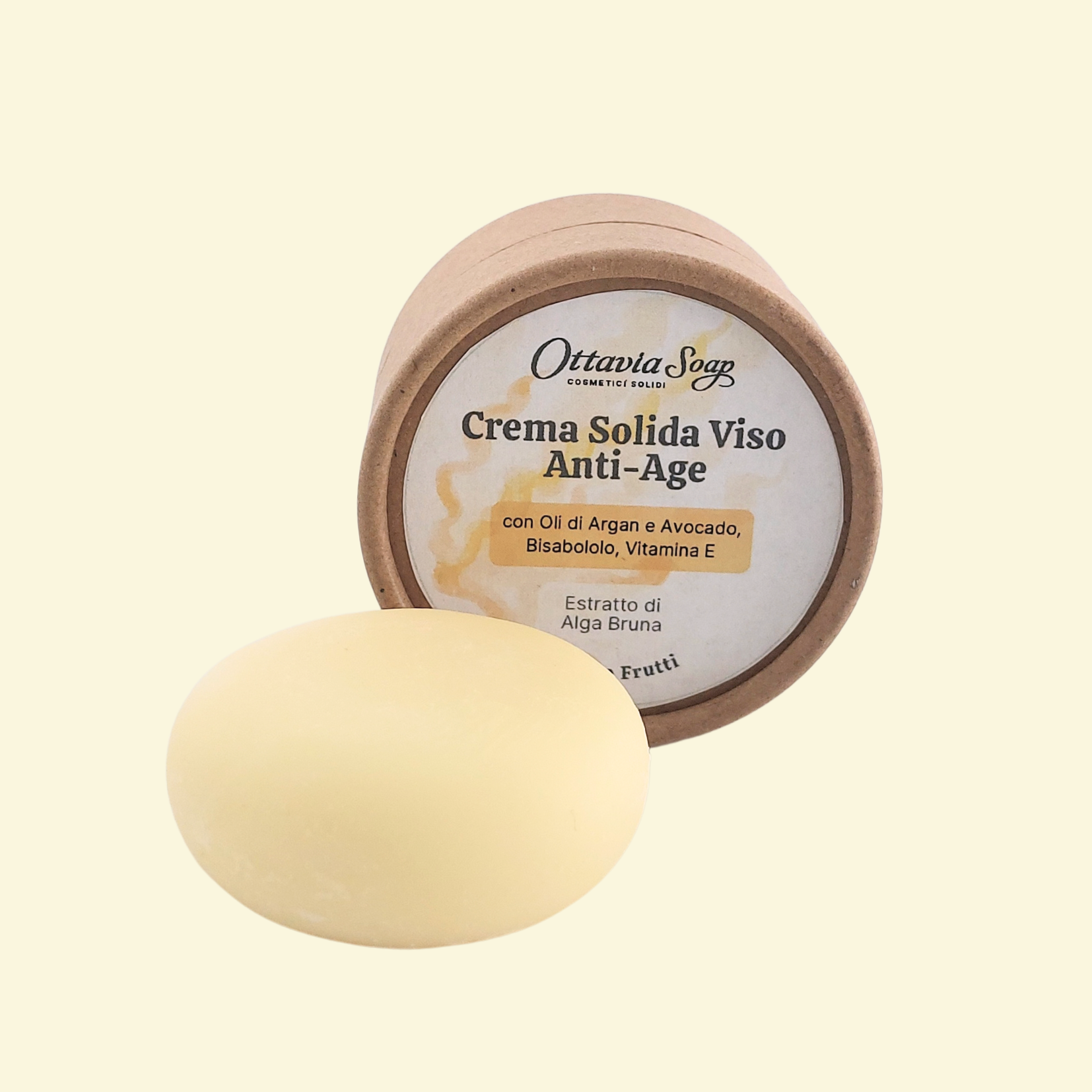 Crema solida viso anti-age con estratto di alga CREMA SOLIDA VISO Anti-Age con estratto di Alga - Crema solida viso con estratto di alga