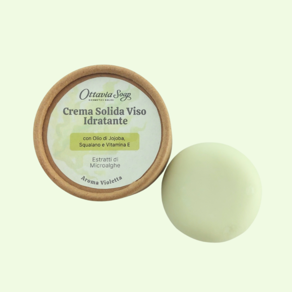 Crema solida viso Idratante con estratto di alga